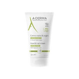 Crema idratante per mani e unghie, 50 ml, A-Derma