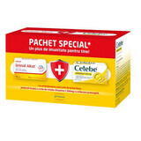 Pachet Urinal Akut 10 tablete + Cetebe Vit C 500 mg 30 capsule, Walmark