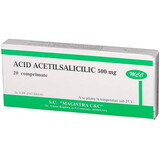 Acid Acetilsalicilic 500mg, 20 comprimate, Magistra