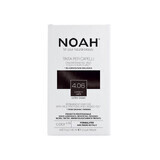 Vopsea de par naturala fara amoniac, Saten cafeniu, 4.06, Noah, 140 ml