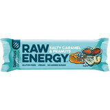 Barretta energizzante Raw Enegry con carat caramel, 50 g, Bombus