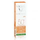 Vichy Capital Soleil 3 in 1 Anti-glans matterende crème met SPF 50+, 50 ml