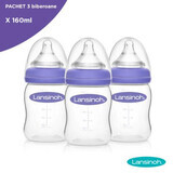 Lot de 3 flacons, 160 ml, Lansinoh