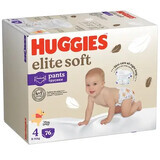 Windelhosen Elite Soft, Nr. 4, 9-14 kg, 76 Stück, Huggies