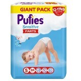 Scutece Pants Sensitive GP Junior, Nr. 5, 12-17 kg, 66 bucati, Pufies