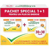 Pachet Coenzima cu Carnitina 1+1, 30 + 30 capsule, Walmark