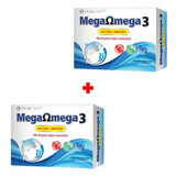 Pachet Mega Omega 3, 30 + 30 capsule moi, Cosmopharm