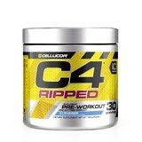 Cellucor C4 Ripped Pre-workout, Icy Blue Razz Flavour, 180 g