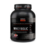 Gnc Amp Wheybolic, protéines de lactosérum, aromatisées à la fraise et à la crème fouettée, 1350 g