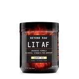 Gnc Beyond Raw Lit Af, Formule Pre-Workout, Goût citron, 446.4 g