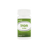 Gnc Ferro 18 Mg, Ferro, 100 Tb