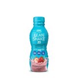 Gnc Total Lean Lean Shake 25, frullato proteico Rtd al gusto di fragola e panna montata, 414 ml