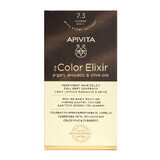 Vopsea pentru par My Color Elixir, nuanta 7.3, Apivita