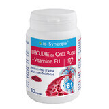 Levure de riz rouge + Vitamine B1, 60 gélules, Bio Synergie