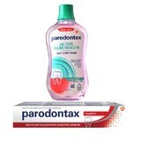 Packung Parodontax Classic Zahnpasta Classic 75ml + Daily Gum Care Fresh Mint 500 ml Mundspülung, Gsk