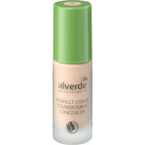 Alverde Naturkosmetik Perfect Cover Foundation & Abdeckstift 10, 20 ml