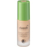 Alverde Naturkosmetik Perfect Cover fond de teint et correcteur 40, 20 ml