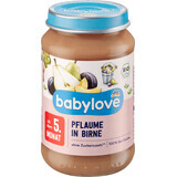 Babylove Pruimen- en perenmoes ECO,5+, 190 g