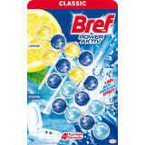 Bref Power Aktiv Zitrone und Ozean Toilettenerfrischer, 200 g