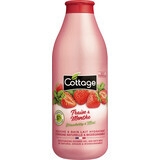 Gel douche et lait de bain Cottage fraise et menthe 750ml