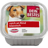 Dein Bestes hondenvoer met veel rundvlees, 150 g