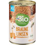 DmBio Bruine linzen ECO, 400 g