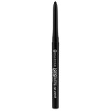 Essence Cosmetics Crayon pour les yeux longue durée 01 Black Fever, 0.28 g