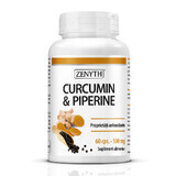 Curcumin & Piperine, 60 capsule, Zenyth