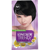 Loncolor TRENDY semipermanente verf nummer 1 zwart, 1 st