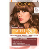 Loreal Paris EXCELLENCE CREME Coloration permanente 6U blond foncé, 1 pc