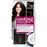 Loreal Paris CASTING CREME GLOSS Haarverf 200 ebbenhout zwart, 1 stuk