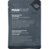 MANFOOT Chaussettes exfoliantes jetables pour hommes, 1 pc