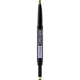 Maybelline New York Express Brow Satin Duo creion pentru sprâncene 02 Medium Brown, 2 g