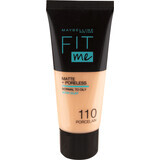 Maybelline New York Fit Me Matte &amp; Poreless Foundation 110 Porcelain, 30 ml