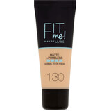 Maybelline New York Fond de teint Fit Me Matte & Poreless 130 Buff Beige, 30 ml