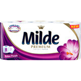 Milde Hârtie igienică albă ultra soft, 8 buc