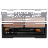 Miss Sporty Studio Kit blush sourcils 001 Medium Brown, 2,4 g