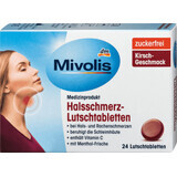 Mivolis Keelpijntabletten, kersensmaak, 24 stuks