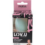 Frullatore per trucco per uova Parsa Beauty LOV.U con supporto, 1 pz