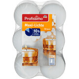 Profissimo Maxi pastille kaarsen, brandduur 10H, 12 stuks