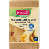 Profissimo compostzakken 10l, 10 stuks