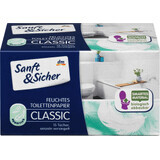 Carta igienica umidificata Sanft&Sicher Classic Sensitive, 15 pz