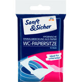 Sanft&Sicher Housse de toilette, papier, 10 pcs.