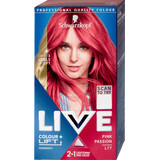 Schwarzkopf Live Vopsea de păr permanentă L 77 Pink Passi, 142 g