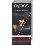 Syoss Color Dauerhafte Haarfarbe 1-4 Schwarz Blau, 1 Stück