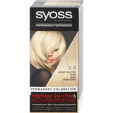 Syoss Color Vopsea de păr permanentă 9-5 Blond Perlat Rece, 1 buc