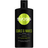 Syoss Shampooing pour cheveux bouclés et ondulés, 440 ml