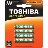 Batteries Toshiba R6-AA, 4 pièces