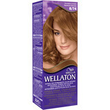 Wellaton Permanent hair dye 8/74 caramel chocolate, 1 pc