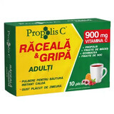 Propolis C rhume et grippe adultes, 10 sachets, Fiterman Pharma